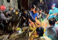 Primeiro sobrevivente é retirado de caverna no Laos