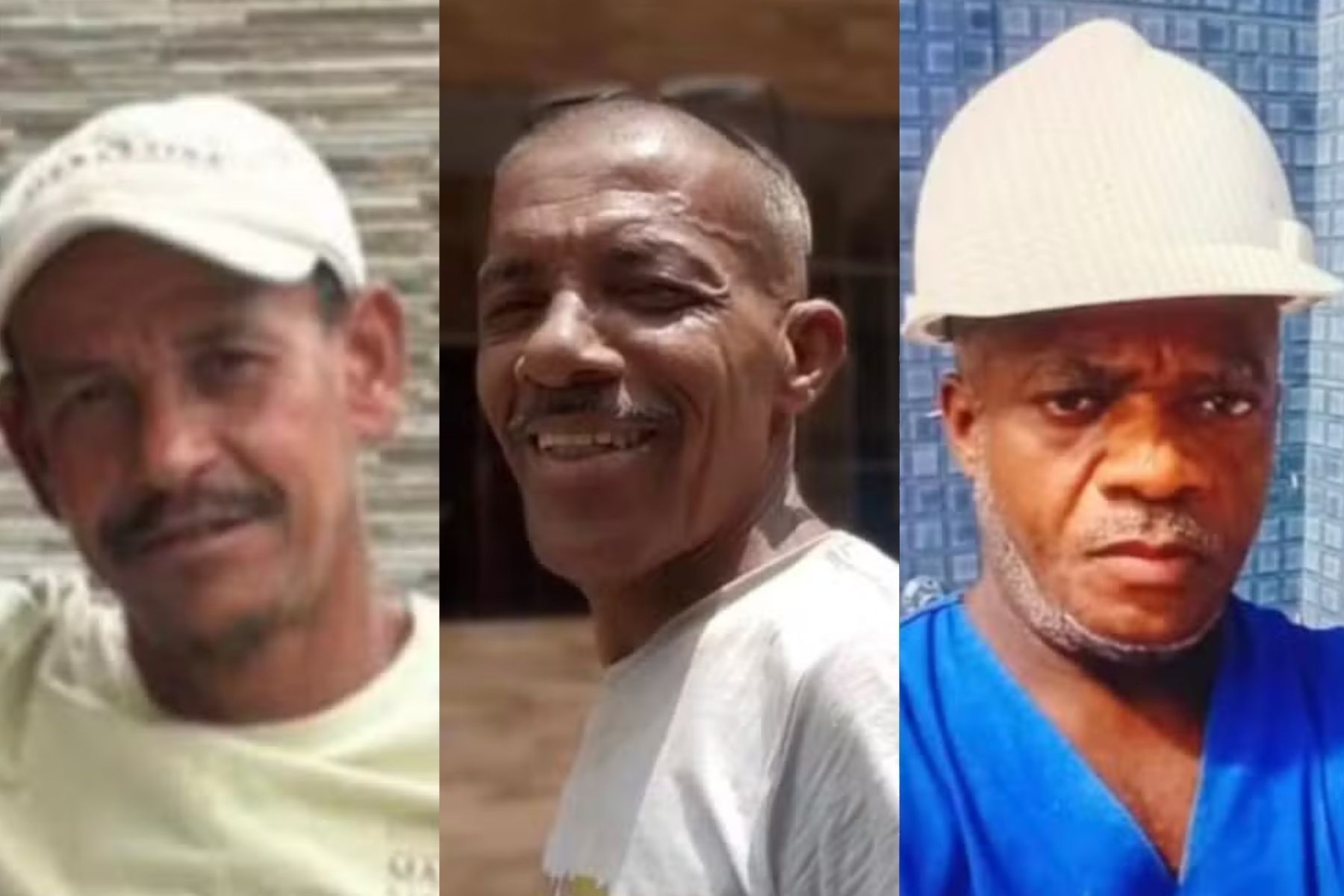 Veja quem são os três homens que morreram após desabamento em Salvador