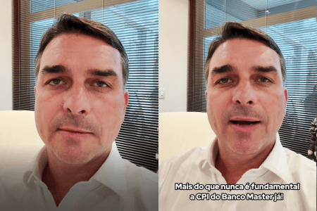 Flávio Bolsonaro (PL) se manifestou em vídeo