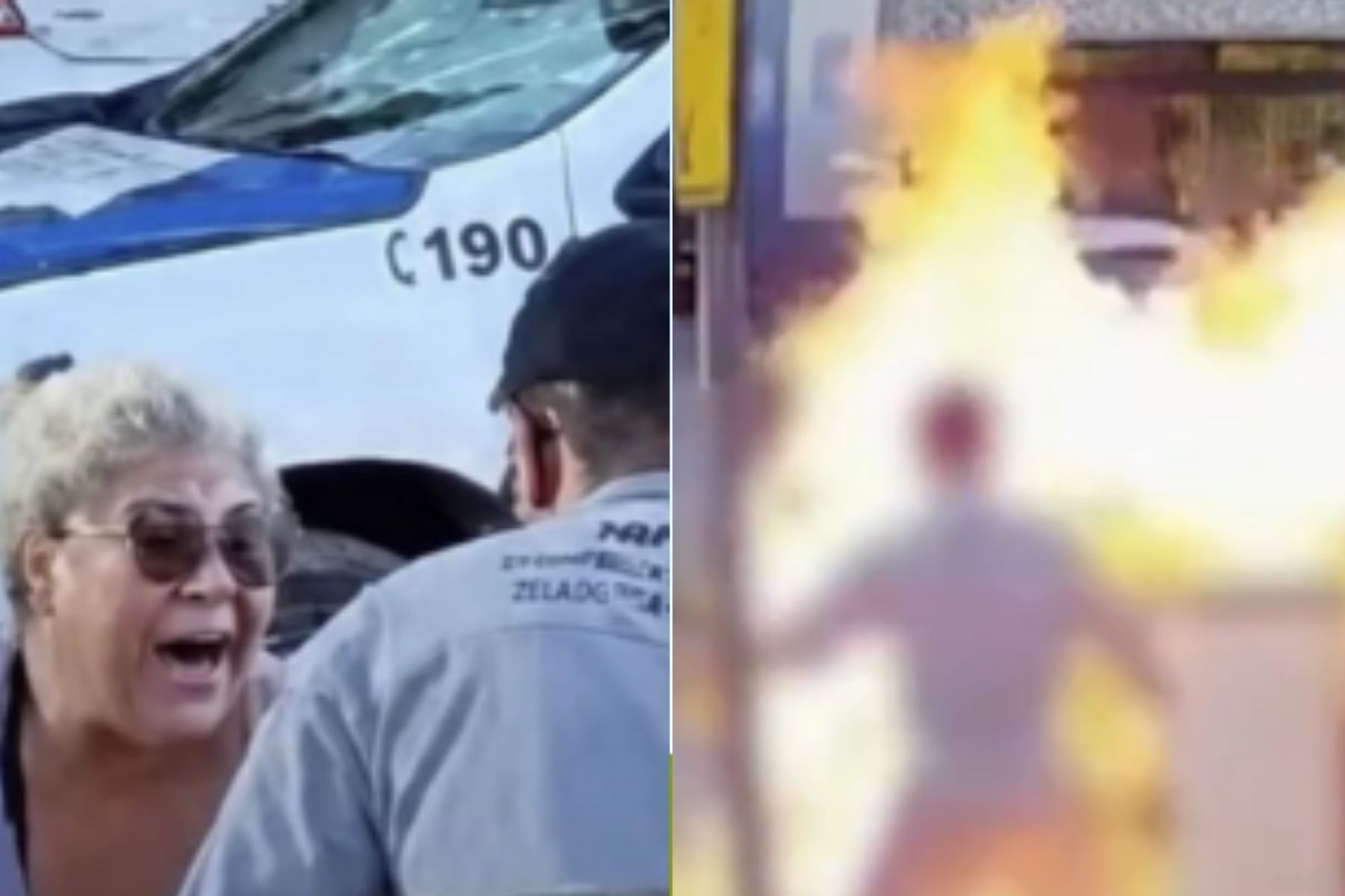 Morre mãe que tentou impedir o filho de atear fogo na moto durante abordagem