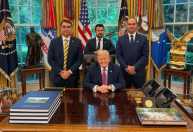 Flávio cita 'cordialidade' e diz que Trump perguntou sobre Jair Bolsonaro em encontro nos EUA