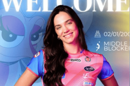 Júlia Kudiess foi anunciada como jogadora do Novara