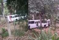 Vídeo mostra estudantes do IFNMG saindo de ônibus depois de acidente na BR-367