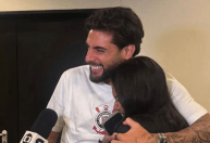 Ex-BBB, Chaiany se emociona ao ver Yuri Alberto, do Corinthians, de perto; veja vídeo