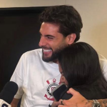 Ex-BBB, Chaiany se emociona ao ver Yuri Alberto, do Corinthians, de perto; veja vídeo
