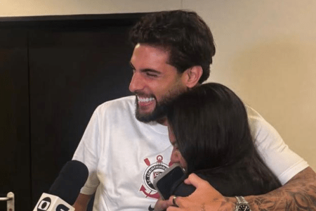 Encontro de Yuri Alberto, atacante do Corinthians, com Chaiany, ex-BBB