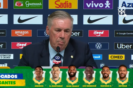 Carlo Ancelotti, treinador do Brasil na Copa de 2026