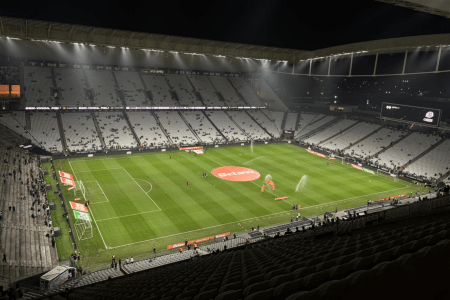 Neo Quimica Arena, palco do jogo entre Corinthians e Barra pela Copa do Brasil
