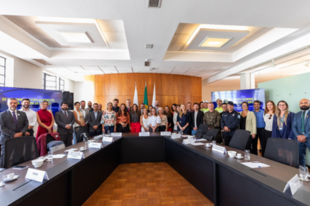 Reunião de membros da Fifa e Prefeitura de Belo Horizonte para tratar da Copa do Mundo Feminina de 2027