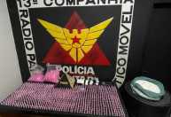 Suspeito é preso com 12 kg de cocaína e mais de mil pinos da droga em BH