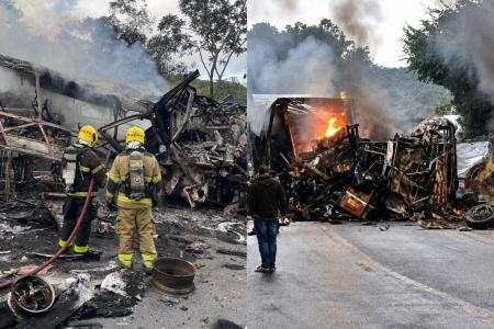 BR-251 é liberada após cerca de 10 horas de grave acidente que deixou 8 mortos em MG