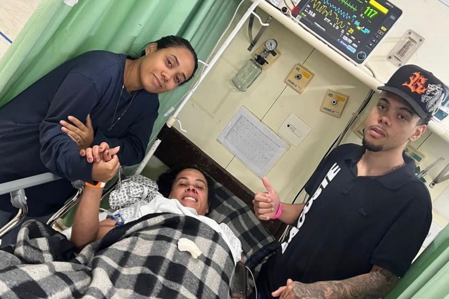 Mulher que foi jogada do penhasco por ex passa por exames no Hospital João XXIII
