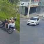 Vídeo: motociclista morre depois de bater em portão de igreja em Contagem