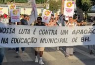 Professores de BH vão manter greve por tempo indeterminado