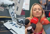 Moradora de prédio atingido por avião em BH relata susto e teme por estrutura do edifício