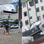 Acidente de avião causa congestionamento e bloqueios no trânsito em BH