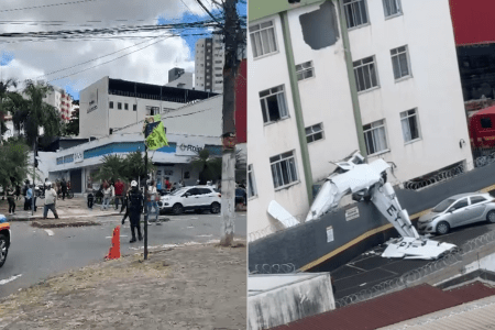 Vias estão bloqueadas por conta do acidente aéreo em BH