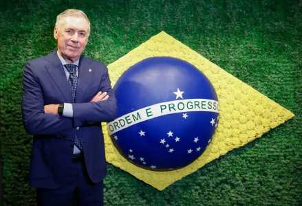 Carlo Ancelotti renovou com a Seleção Brasileira até 2030
