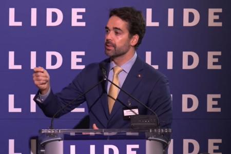 O governador do Rio Grande do Sul, Eduardo Leite (PSD)
