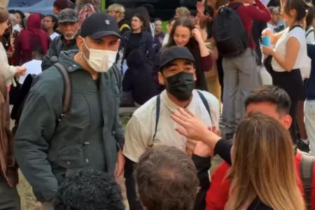 Confusão tomou conta de uma manifestação universitária em São Paulo