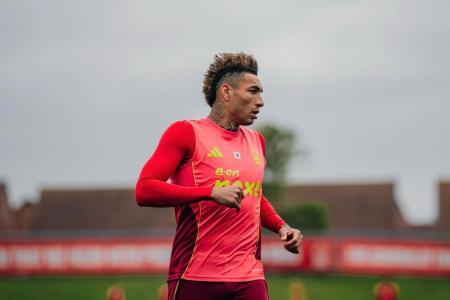 Igor Jesus durante sessão no centro de treinamento do Nottingham Forest