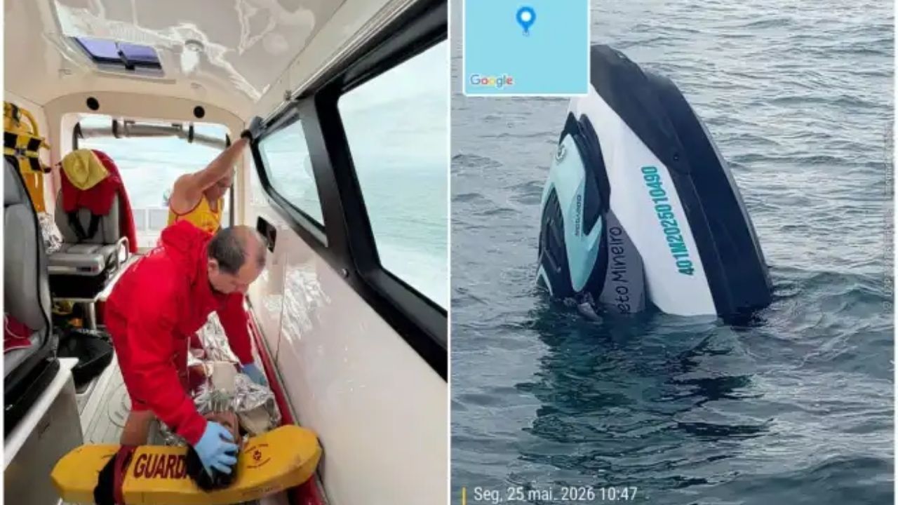 Mulher que ficou 42h à deriva em alto-mar recebe alta de hospital em SP