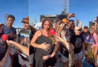 Mineiros, fã do exterior e grávida: público 'invade' Copacabana para show de Shakira