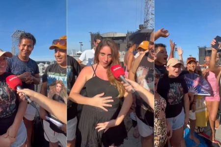 Mineiros, fã do exterior e grávida: público 'invade' Copacabana para show de Shakira