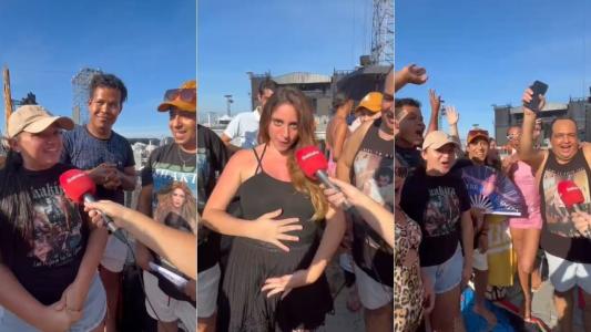Mineiros, fã do exterior e grávida público 'invade' Copacabana para show de Shakira