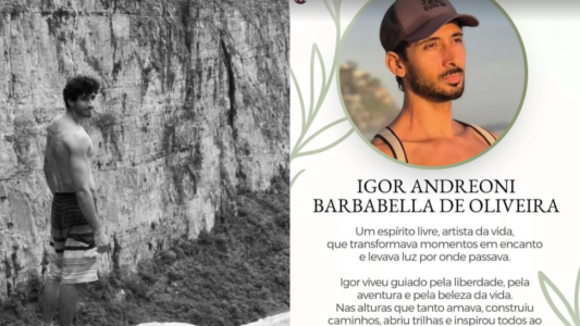 Montanhista de BH que morreu após queda de 80 metros na Bahia é velado na capital mineira