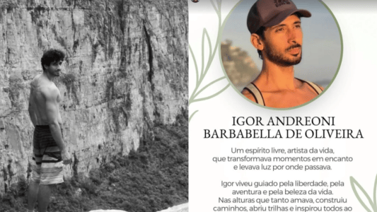 Montanhista de BH que morreu após queda de 80 metros na Bahia é velado na capital mineira
