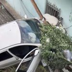 Motorista embriagado cai com carro em casa no bairro Carlos Prates, em BH
