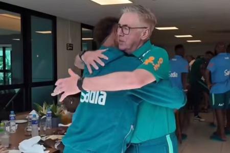 Neymar e Ancelotti