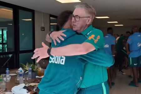 Neymar e Ancelotti