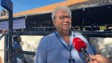 Emir Antônio Queiroz, da área de melhoramento genético da Associação Brasileira dos Criadores de Zebu (ABCZ) • Anderson Porto | Itatiaia