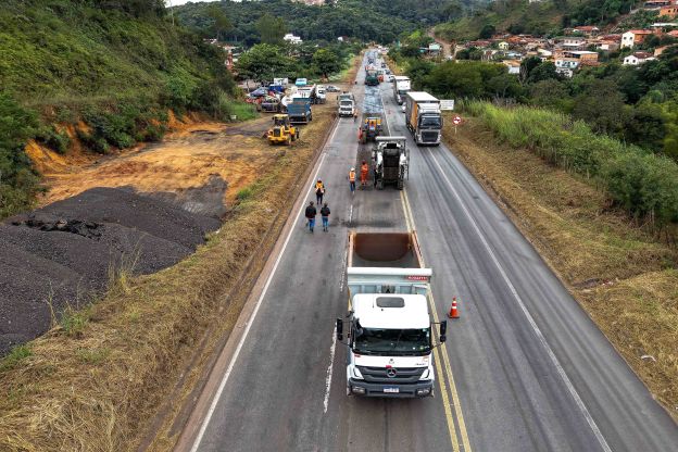 Obras de manutenção na BR 381 atingem trechos no Vale do Aço à partir de segunda