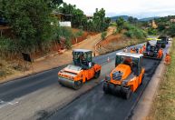 Concessionaria realiza fresagem e recomposição do asfalto na BR 381 em Santana do Paraíso