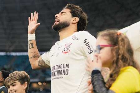 Yuri Alberto durante jogo contra o Grêmio • Divulgação