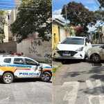 Perseguição policial com tiros termina em acidente e prisão em BH