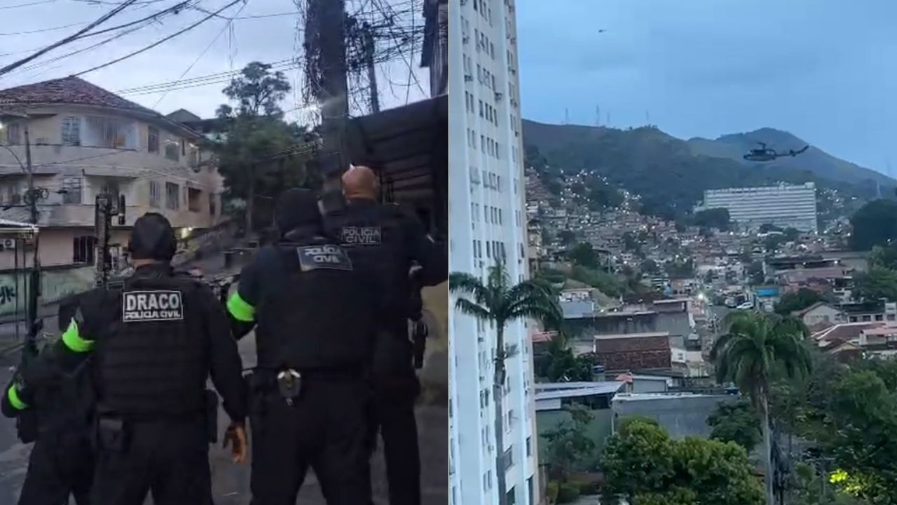 Polícia Civil faz operação contra o Comando Vermelho no Rio de Janeiro; veja vídeos