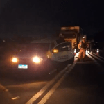 Acidente fatal na BR 458, na ponte metálica entre Santana do Paraíso e Caratinga