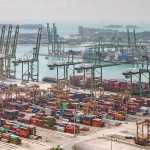 Singapura constrói megaporto automatizado que deve movimentar 65 milhões de contêineres por ano