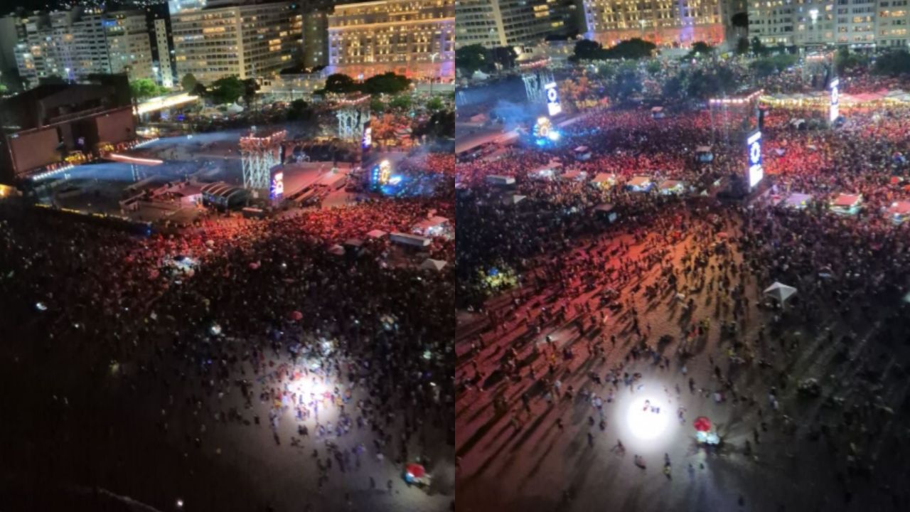 Mais de 360 toneladas de lixo são recolhidas de Copacabana após show de Shakira