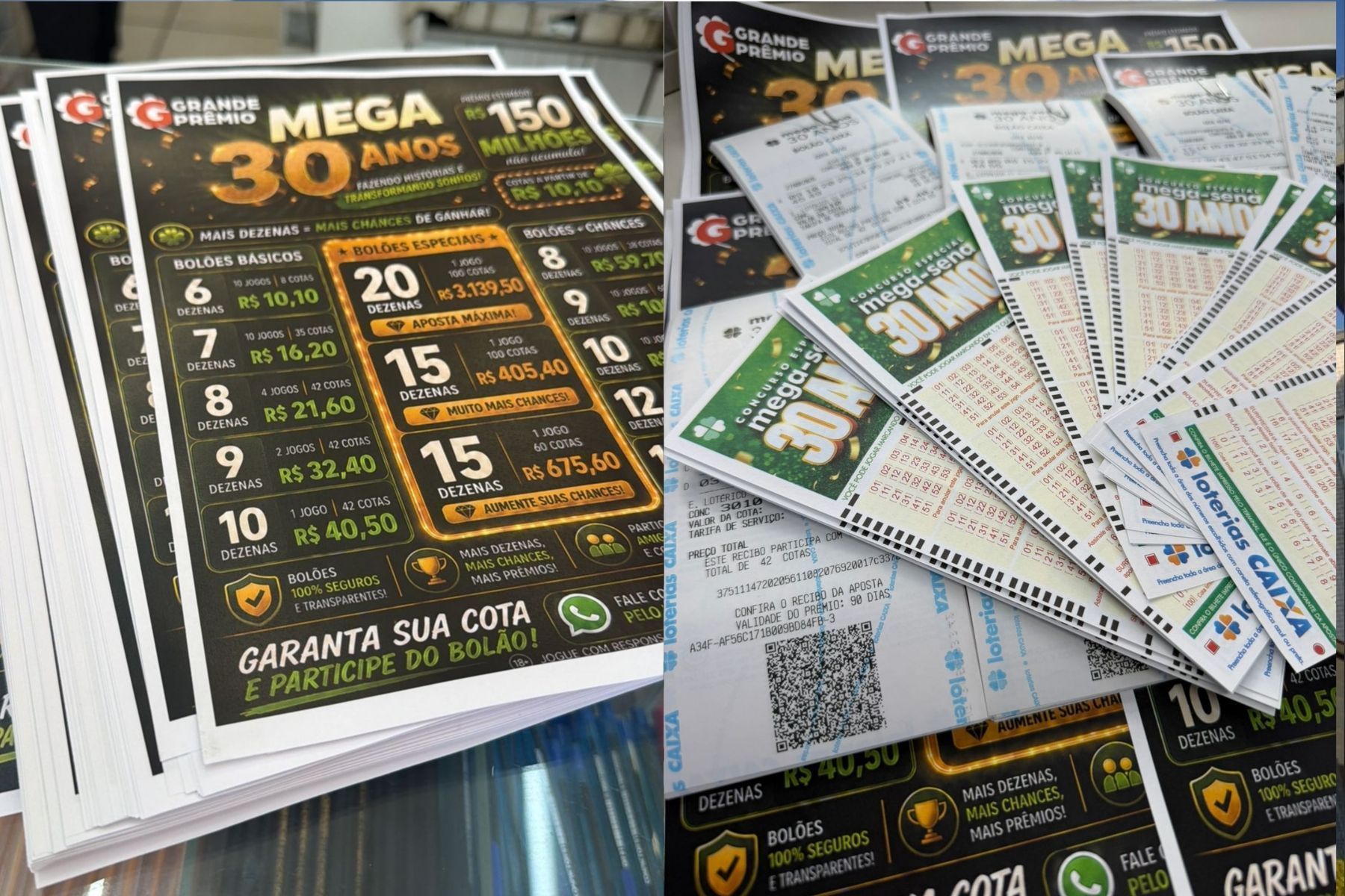 Mega-Sena 30 anos: restam poucas horas para apostar no concurso de R$ 300 milhões 