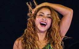 Shakira durante show histórico no Rio de Janeiro
