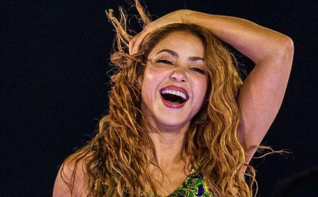 Shakira durante show histórico no Rio de Janeiro