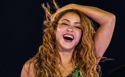 Shakira durante show histórico no Rio de Janeiro