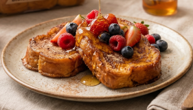 Rabanada de Frutas Vermelhas