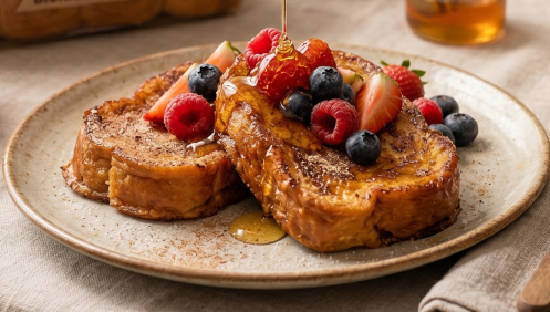 Rabanada de Frutas Vermelhas