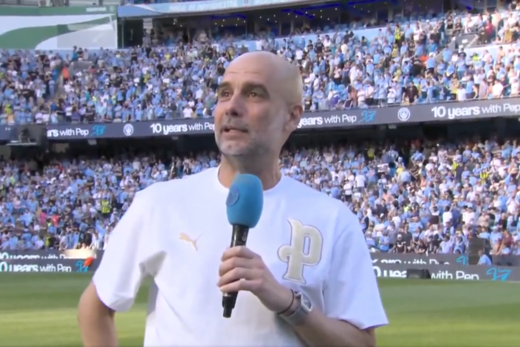 Guardiola faz apelo em discurso de despedida do Manchester City: 'Estou apavorado'